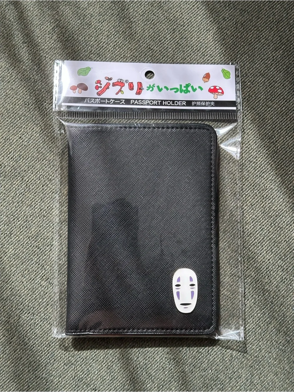 Studio Ghibli No-Face Passport Holder